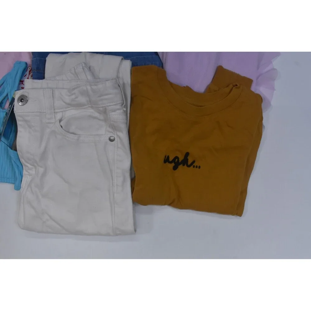 Art Class Bulk Lot Of 6 Girls Size Large 10/12 Mixed Season Tops Bottoms Dresses